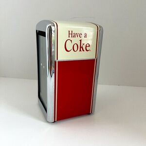 Vintage 1992 HAVE A COKE Coca-Cola Soda Napkin Dispenser TableCraft